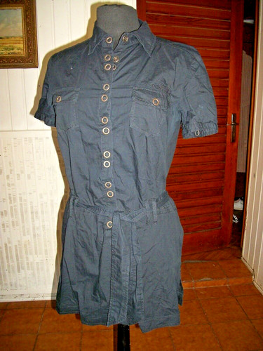 Vintage robe courte - robe, chemise