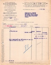 1944  FACTURE ETABLISSEMENTS