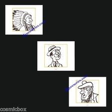 Lot 3 ex-libris TINTIN INDIEN