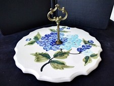 Plateau à fromage en céramique Décor peint à la main