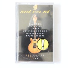 K7 CASSETTE AUDIO SOL EN SI SOLIDARITE ENFANTS SIDA CABREL SOUCHON LARA JONASZ