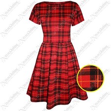 Robe patineuse carreaux - patineuse,