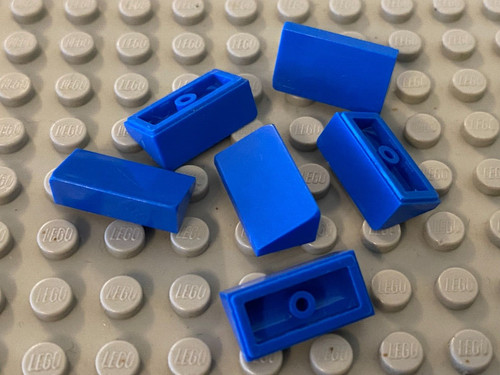 Lego blue slope ref - x, 85984