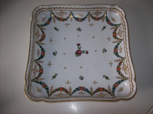 Plat porcelaine paris - plat,