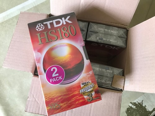 Tdk lot cassettes vhs - tdk, 12