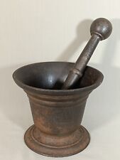 Grand Mortier Avec Son Pilon En Fonte Début XXÈME 
