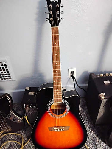 Washburn string acoustic - washburn, 6-string