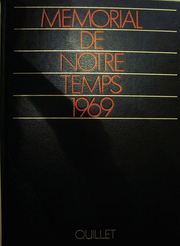 Memorial notre temps année - notre,