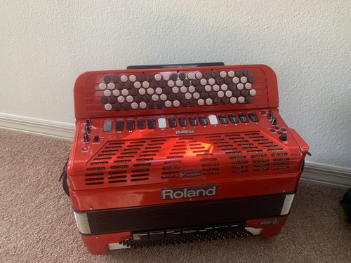 Roland button accordion - roland, fr-5