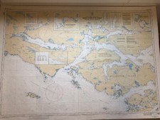 Vintage Nautical Map 