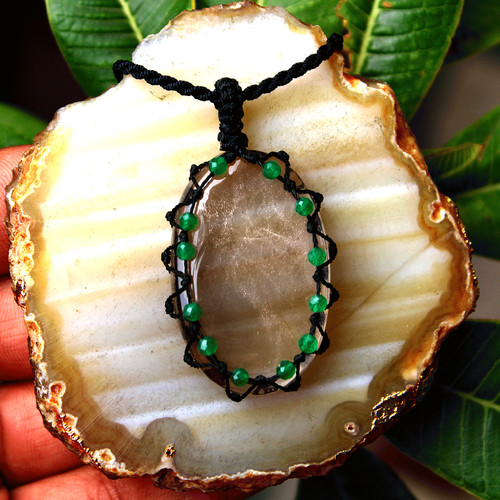 Collier guérison quartz - de,