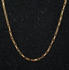 Chaîne En Or 18K 750 Mls. 60 Cm. 2,25 Grs. 1 Mm D'épaisseur