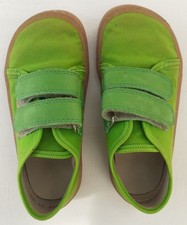 Tennis barefoot FRODDO en coton bio vert pomme -27- barefoot Vegan eco-friendly