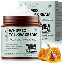 Beef Tallow for Skin 120 g, Suif de Bœuf pour les Soins de la Peau, Baume au ...