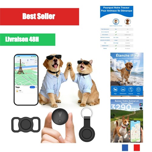 Collier gps chat chien traceur - collier,
