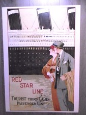 Affiche RED STAR LINE recent