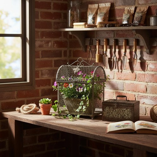 Enclosure oiseaux vintage - enclosure,