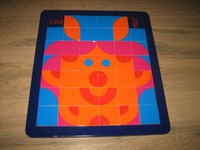 Ancien Jeu Magnétique de Formes avec plateau PIKI Vintage