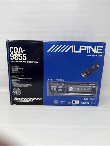 New alpine cda - alpine, cda-9855