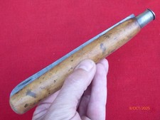 scie pliante de jardinier outil ancien façon couteau nontron