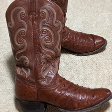 VTG Tony Lama USA Ostrich Soft