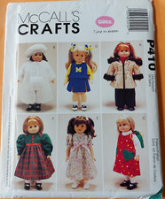 PATRONS HABITS POUPEE 46CM McCALL'S CRAFTS N°P410  + CADEAU