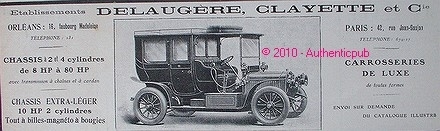 Publicite automobile delaugere - publicite,