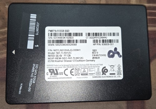 Disc dur ssd sata pm871b - disc, pm871b-