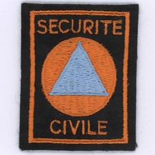 Sécurité Civile Tissu Hauteur: 7,5 cm