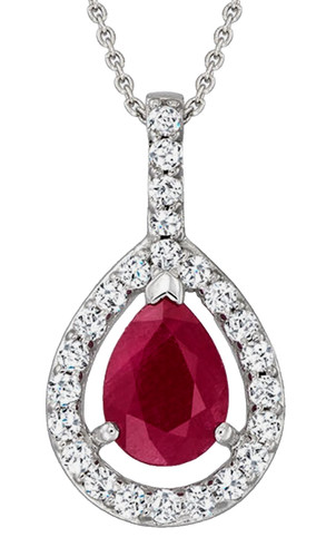 Pendentif mariage blanc - pendentif, or