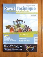 400 Vario Revue Technique Agricole Fendt Etat - Bon Etat Occasion