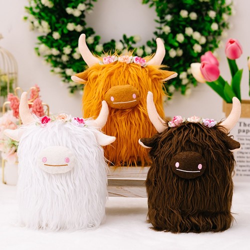 Peluche vache écossaise - , de