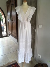 Robe longue sézane blanche - robe,