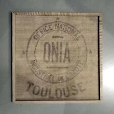 Logo ONIA / AZF sur portion de sac de jute d’engrais azoté – 1980 