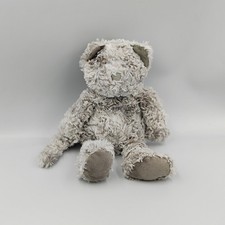 Peluche doudou chat gris
