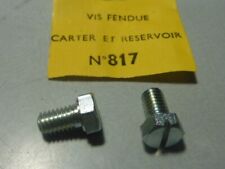 2 vis fendue  carter réservoir  (6/100)  Solex velo mobylette
