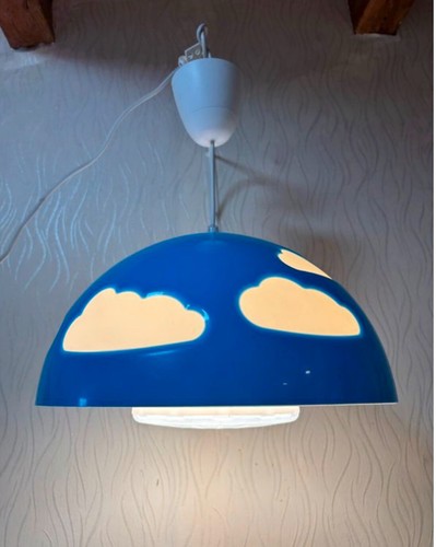 Suspension bleue nuage - suspension, par
