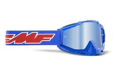 Masque Cross FMF By 100% Vision POWERBOMB Rocket Blue - Ecran Miroir Blue