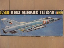 Maquette Avion 1/48 HELLER Ref 599 AMD Mirage III C/B