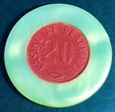 Rare jeton plaque token - jeton, casino