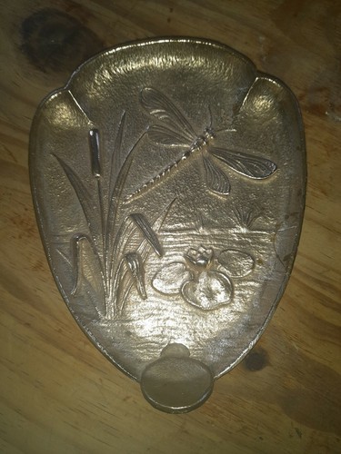 Coupelle laiton libellule - en,