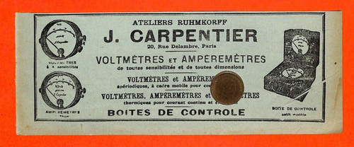 Paris carpentier - /, j.