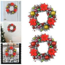 Noël pour porte d'entrée, guirlande pour portail