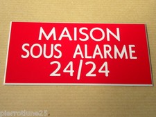 Plaque gravée maison sous - maison,
