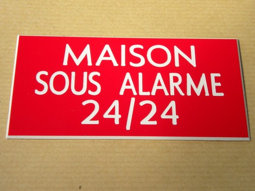 Plaque gravée maison sous - plaque,