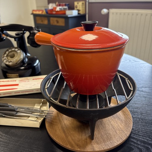 Service fondue vintage le - service,