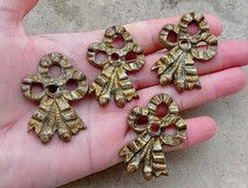 1 Ancienne décoration / ornement / cache clous NOEUD, BRONZE MEUBLE  N°18C