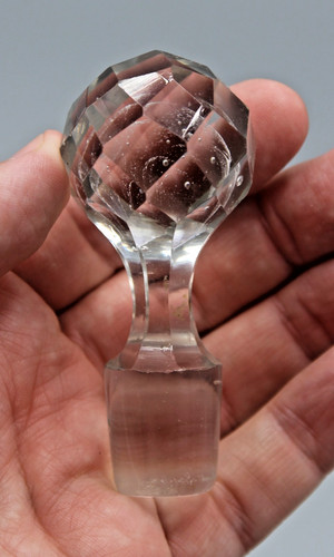 Ancien bouchon carafe flacon - bouchon,