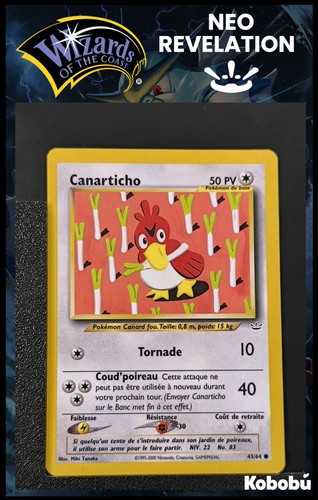 Carte pokémon canarticho - carte,
