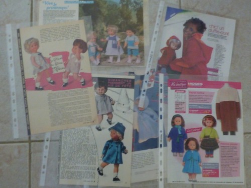 Page poupée modes travaux - page,